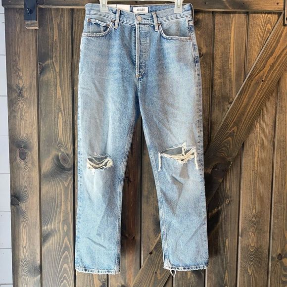 Agolde Blue Ankle & Cropped Jeans - Picture 5 of 9